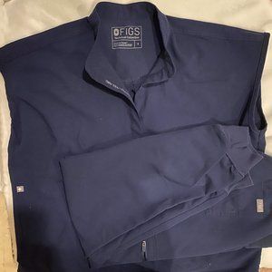 Figs women navy blue SCRUB set